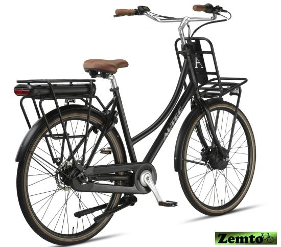 Preview: Damen Elektrofahrrad Kratos, Hydr.Scheiben, 7 Gang, Bremsen, 53 cm, schwarz
